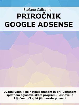 cover image of Priročnik Google Adsense